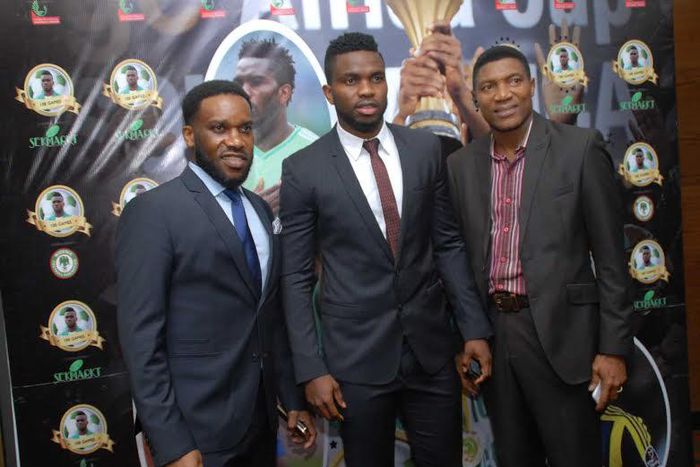 Jay Jay Okocha, Joseph Yobo and Peter Rufai