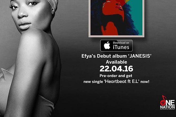 Efya debut album "Janesis" art cover