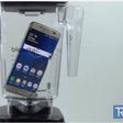 Samsung Galaxy S7 Edge in a blender