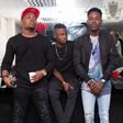 A photo taken during the singer's YBNL UK tour with Olamide and Lil Kesh.