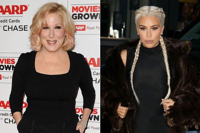 Kim Kardashian, Bette Midler