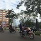 Commuters use motorcycle taxis to make their way through early morning traffic in the Rwanda's capital Kigali, May 11, 2016.