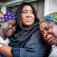 The First Lady, Aisha Buhari consoles mothers of the abducted Chibok girls.