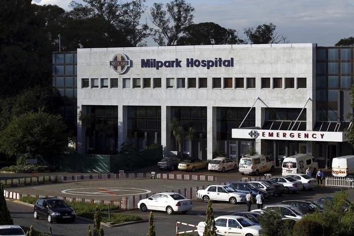 A general view of the Milpark hospital is seen in Johannesburg, January 26, 2011.