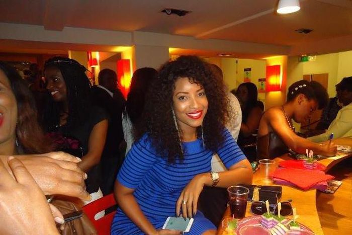 Joselyn Dumas looking all classy at the opening night