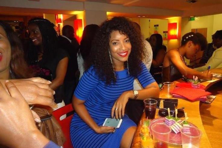 Joselyn Dumas looking all classy at the opening night