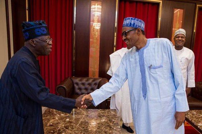 President Muhammadu Buhari meets with some leaders of the All Progressives Congress (APC) at the Presidential Villa in Abuja on Tuesday, March 22, 2016.