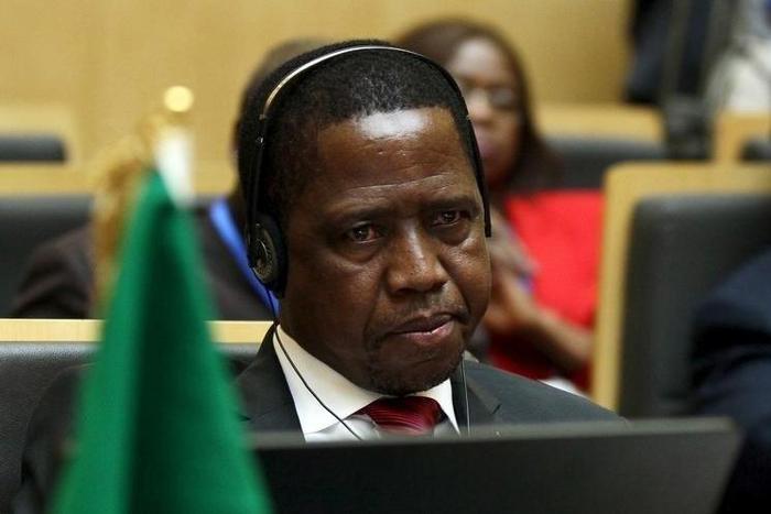 Zambian President Edgar Lungu attends the opening ceremony of the 26th Ordinary Session of the Assembly of the African Union (AU) at the AU headquarters in Ethiopia's capital Addis Ababa, January 30, 2016. REUTERS/Tiksa Negeri