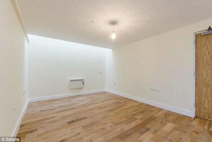 Windowless two-bedroom flat