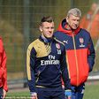 Jack Wilshere and Arsene Wenger
