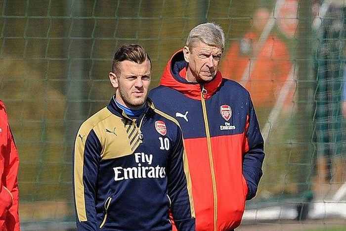 Jack Wilshere and Arsene Wenger