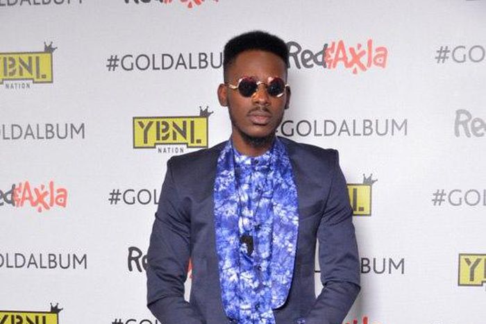 Adekunle Gold at the "Gold" album listening party.