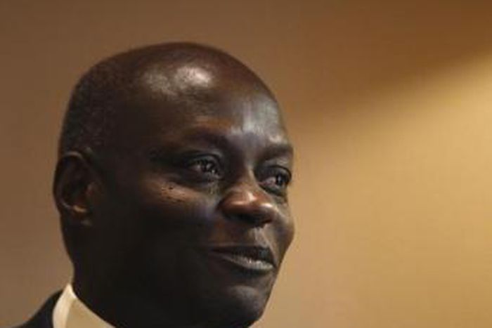 Guinea-Bissau"s President Jose Mario Vaz speaks during a meeting at Belem presidential palace in Lisbon June 19, 2014.