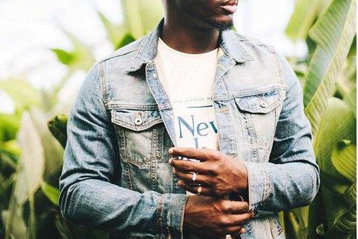 Menswear blogger rocks denim on denim