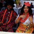 Joseph Yobo and wife, Adaeze