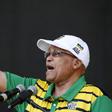 South African President Jacob Zuma addresses supporters of his ruling African National Congress (ANC), at a rally to launch the ANC's local government election manifesto in Port Elizabeth, April 16, 2016.