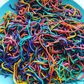 Multicolour spaghetti