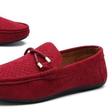 Red loafers