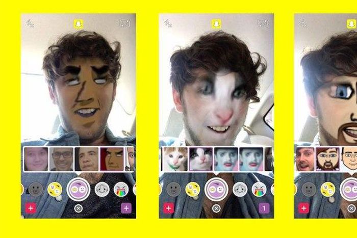 Snapchat Face Swap Camera Roll feature