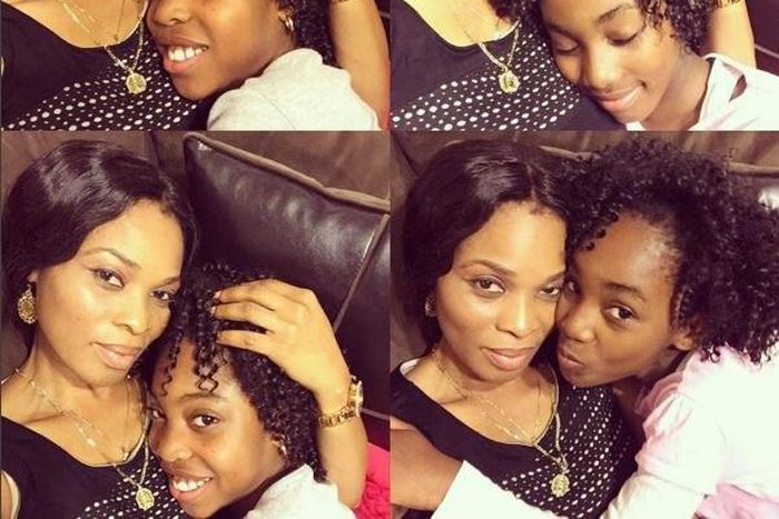 Georgina Onuoha and daughter