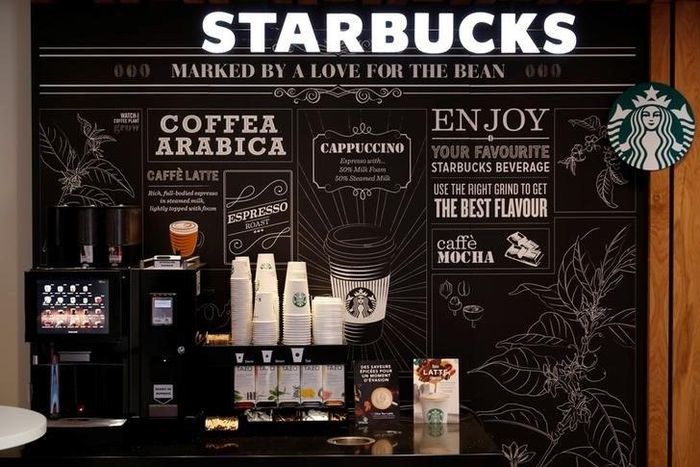 A Starbucks coffee shop is seen at the Drahi-X Novation Center, dedicated to entrepreneurship and innovation, at the Ecole Polytechnique at the Saclay Paris-Sud University in Orsay, France, April 19, 2016.