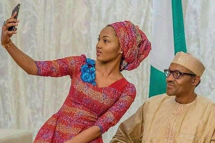 Buhari & daughter