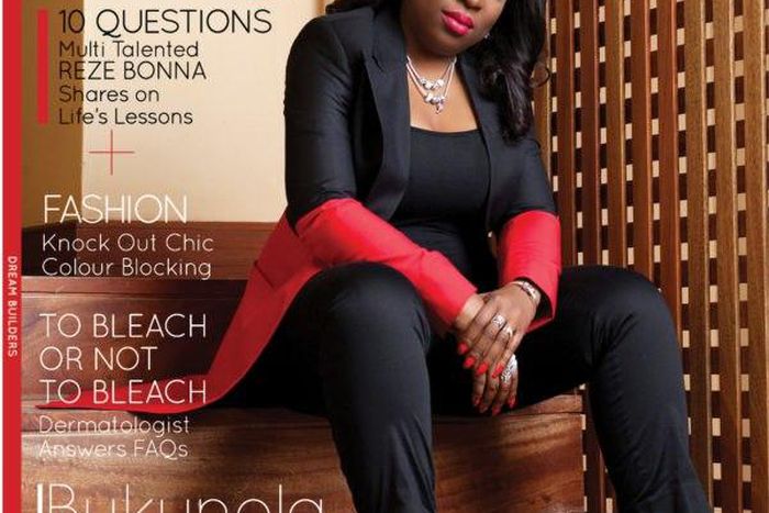 Bukunola Gadzama on the cover of TW magazine
