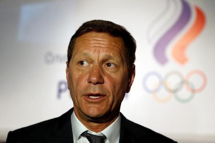 Russian Olympic Committee head Alexander Zhukov speaks during a news conference following a meeting of the executive board of the Russian Olympic Committee in Moscow, Russia, July 20, 2016. REUTERS/Sergei Karpukhin