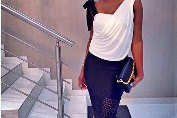 Genevieve in sexy monochrome