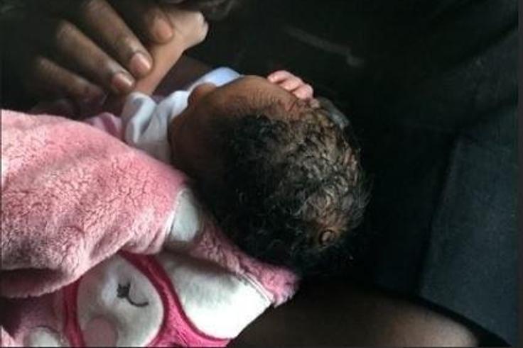 Gbenro Ajibade & baby girl