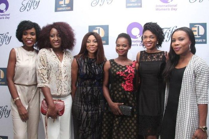 Lala, Ireti, Mo, Olajumoke, Omoni, Uzo at IWD event