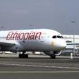 A member of the ground crew directs an Ethiopian Airlines plane at the Bole International Airport in Ethiopia's capital Addis Ababa, August 21, 2015.   REUTERS/Tiksa Negeri
