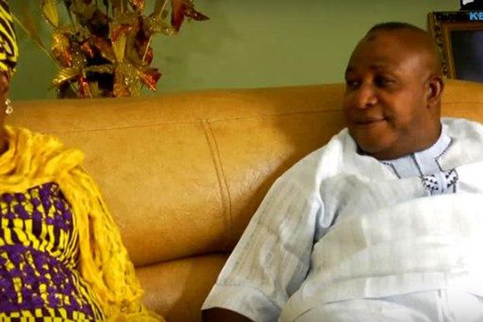 Oga Bello and wife, Alhaja Ejide