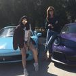 Kylie's Ferrari and Caitlyn's Porsche