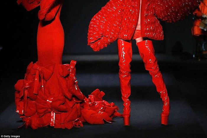 Hu Sheguang's Collection at China Fashion Week in Beijing