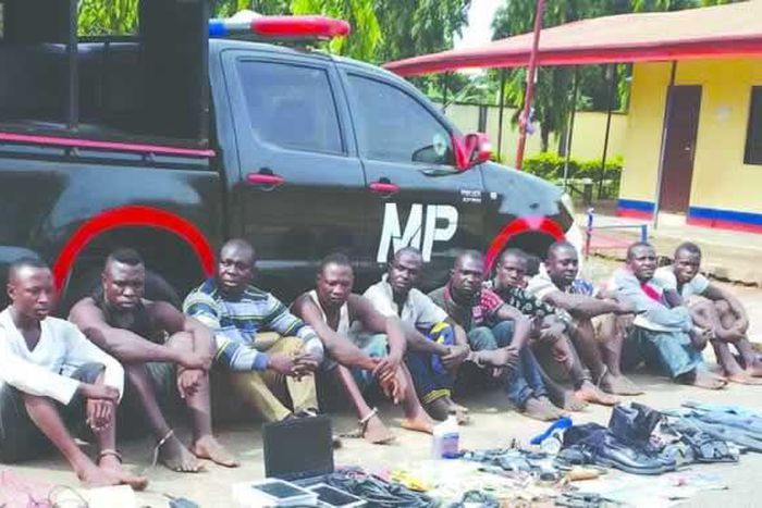 Suspected members of Niger Delta Avengers