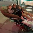 Couple goes viral after driving through streets in motorized papasan chair