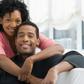 Black happy couple