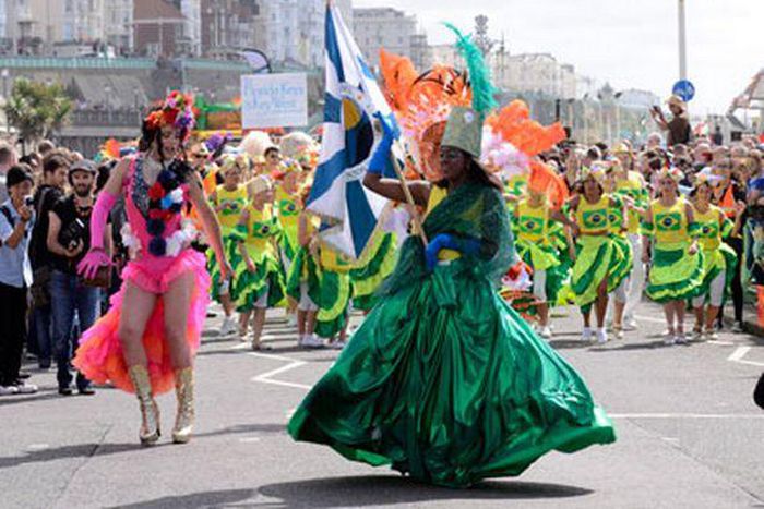 The colour and the life of the Brighton Pride parade as seen in 2015.