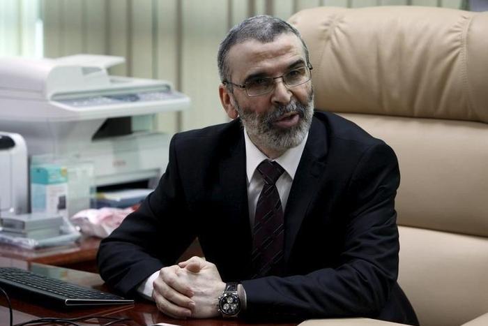 Mustafa Sanalla, the head of the National Oil Corporation (NOC), speaks during an interview with Reuters at the headquarters of the NOC in Tripoli, Libya February 22, 2016. REUTERS/Ismail Zitouny