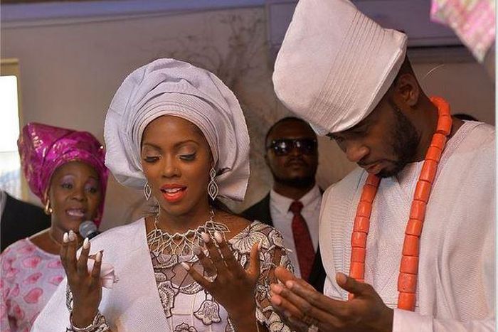 Tiwa Savage and Tee-Billz