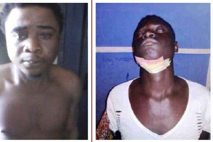 The suspect, Charles Ashitey and the victim