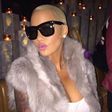 Amber Rose at Wiz Khalifa's album listening party