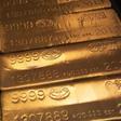 24 karat gold bars are seen at the United States West Point Mint facility in West Point, New York June 5, 2013.