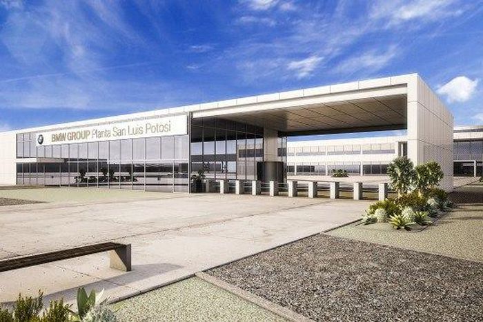 illustration of the new BMW plant in Mexico
