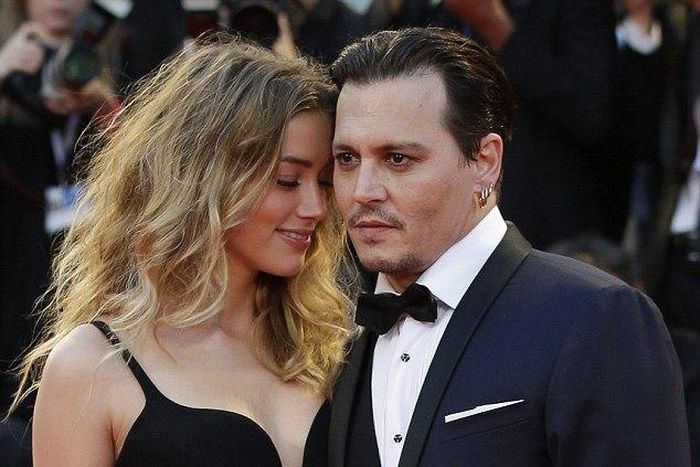 Johnny Depp and AMber Heard