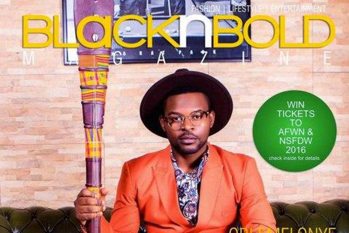 Falz on the cover of BlacknBold magazine