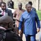Former aviation minister, Femi Fani-Kayode arrives at EFCC headquarters in Abuja on May 9, 2016.