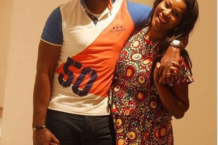 Stephanie Okereke-Linus and her husband, Idahosa Linus are celebrating their 4th wedding anniversary