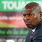 Presidential candidate Faustin-Archange Touadera looks on at the start of a a live television debate against Anicet-Georges Dologuele ahead of Sunday's second round election, in Bangui, Central African Republic, February 12, 2016. REUTERS/Siegfried Mod...